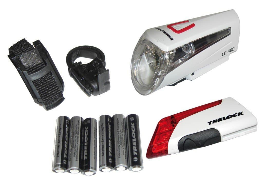 Trelock 8002283 LED Light Set LS 450/320 White