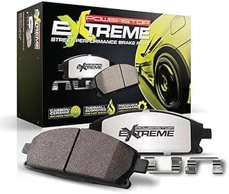 Power Stop Z26-1298 Front Carbon-Fiber Ceramic Brake Pads For Chrysler 300 | Dodge Challenger Charger Magnum | Jeep Grand Cherokee [Model Specific]