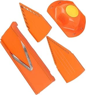 V Blade Mandoline Slicer, Stainless Steel Vegetable Slicer Manual Vegetable Cutter Vegetable Cooking Tool Potato Onion Cheese Shredder