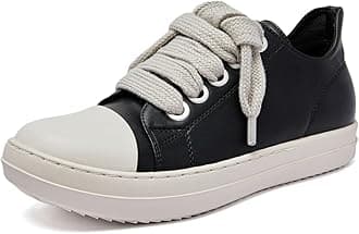 UootopoLow Top Sneakers for Men Comfortable Platform Walking Shoes