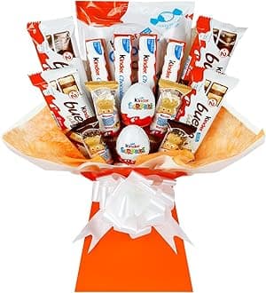 Chocolate Bouquet Hamper Full of Kinder Chocolate - The Perfect Chocolate Gift