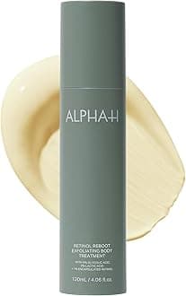 Alpha-H Retinol Reboot Exfoliating Body Treatment 120ml - Firm, Smooth & Brighten Body Skin - Reduces the Appearance of Fine Lines, Redness & Uneven Tone - Neck, Décolletage, Arms & Legs