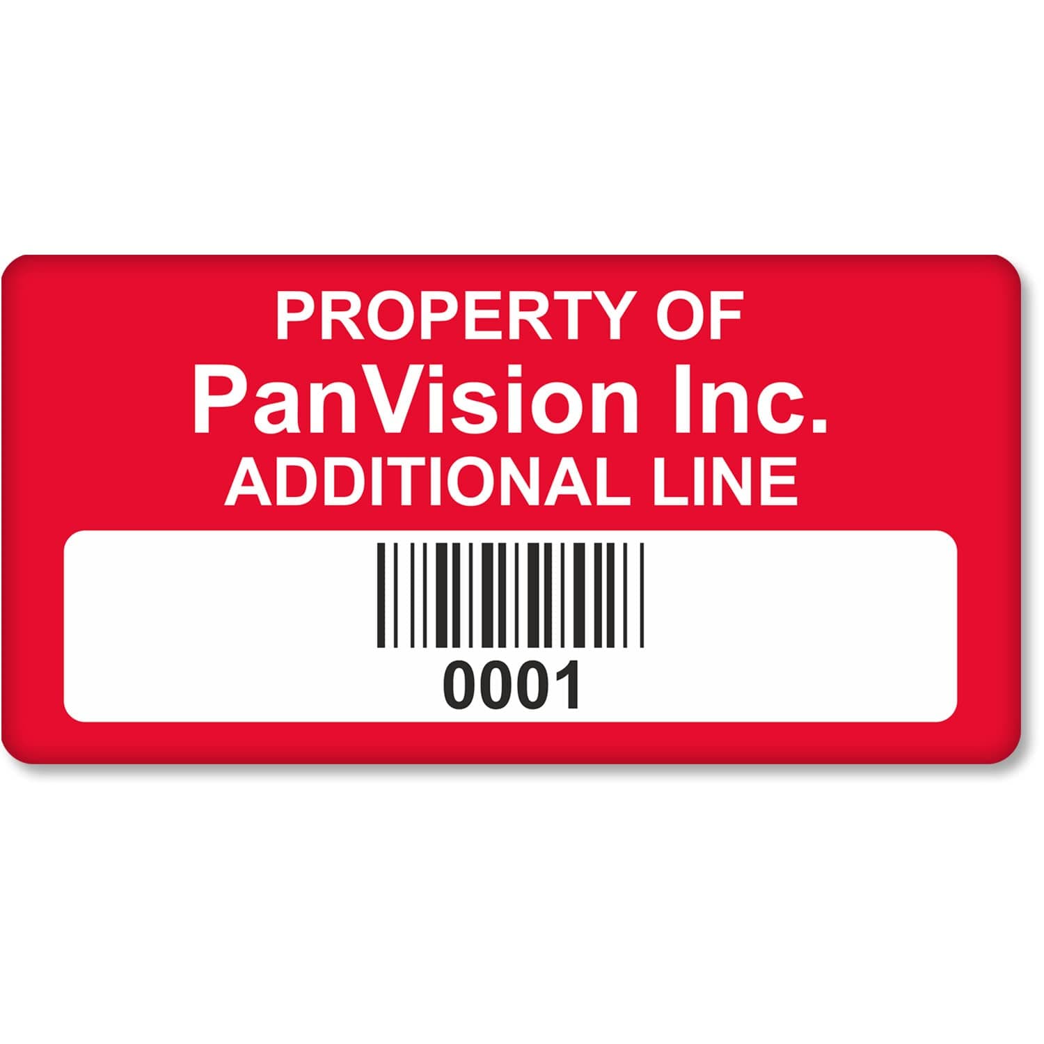 Custom Asset Labels with Barcode