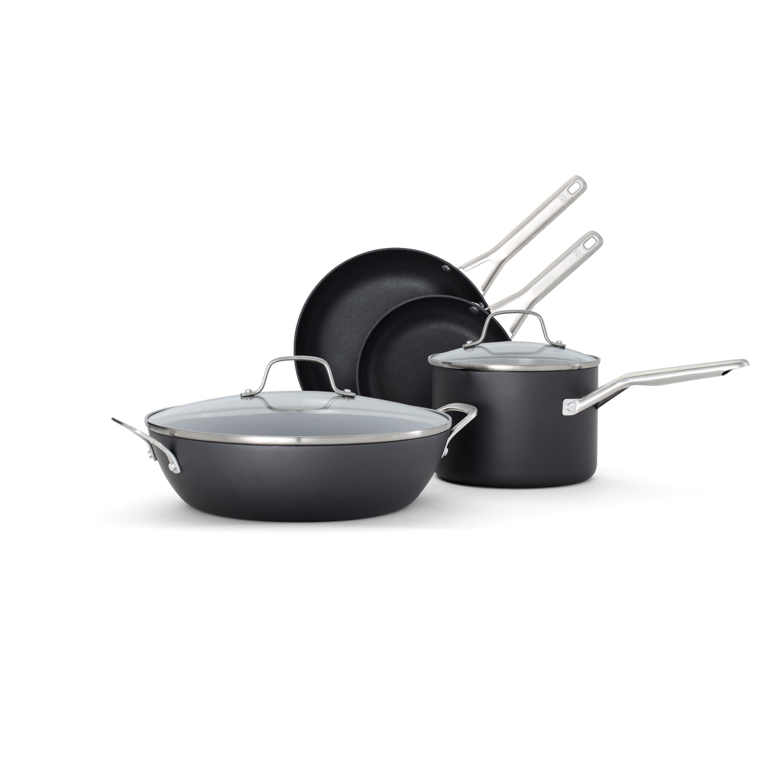 Hard-Anodized Nonstick 6-Piece Cookware Set