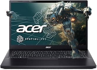 Aspire 3D 15 SpatialLabs Edition Gaming Laptop Intel Core i5-13420H Processor (16GB/512GB/NVIDIA RTX2050/Win11Home) A3D15-71GM, 39.6 cm(15.6") UHD 3840 x 2160 IPS Display, Obsidian Black, 2.32KG