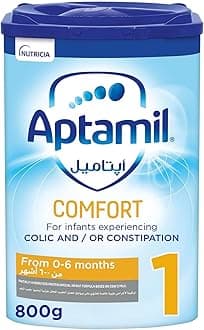 Comfort 1 Infant Formula Milk From 0-6 Months, Dietary Management of Colic & Constipation, Easy To Use Pack, 800g