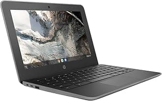 HP Chromebook 11 G7 EE 11.6" Chromebook - 1366 x 768 - Celeron N4000-4 GB RAM - 16 GB Flash Memory, Chrome OS, Intel UHD Graphics 600 - in-Plane Switching (IPS) Technology - English Keyboard (Renewed)
