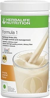 Herbalife Formula 1 Nutritional Shake Mix, Weight Management Meal Replacement, 500g (500 Gram, Banana Caramel)