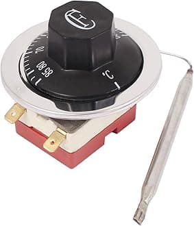 uxcell NC Adjustable Temperature Control Switch Thermostat 30-85 Degree Celsius