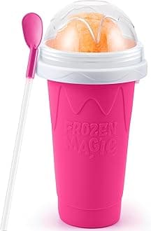 Slushie Maker Cup, TIK TOK Magic Quick Frozen Smoothies Cup, Cooling Cup, Double Layer Squeeze Slushy Maker Cup, Cool Stuff Birthday Gifts for Kids