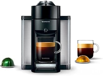 Vertuo Coffee and Espresso Maker by De'Longhi, Piano Black