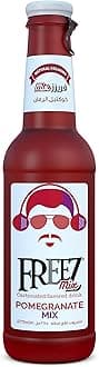 Freez - Carbonated Soda Flavored Cold Drink Non Alcoholic - Pomegranate Mix - 275 ml, Red