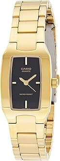 Casio Analog Display and Stainless Steel Strap Watch for Women
