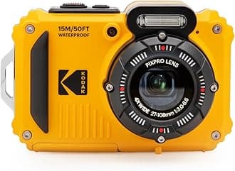 Kodak PIXPRO WPZ2 Rugged Waterproof Digital Camera 16MP 4X Optical Zoom 2.7" LCD Full HD Video