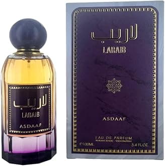 Asdaaf Laraib Eau de Parfum Spray for Unisex, 3.4 Ounce