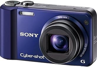 Sony Cyber-Shot DSC-H70 16.1 MP Digital Still Camera with 10x Wide-Angle Optical Zoom G Lens and 3.0-inch LCD (Blue)