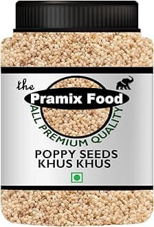 Pramix Natural Organic Poppy Seeds/Khus Khus/Posta Dana for Eating, 150g