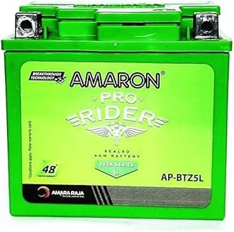 AMARON PRO RIDER Ap-Btz5L Battery For Bikes, 12 Volt