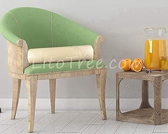 Comfort Memory Foam Neck Roll and Cervical Bolster Round Pillow with Removable Washable Soft Cover for Spine and Neck Back Lumbar Leg Vertebra Support (18x6 inch Pillow)