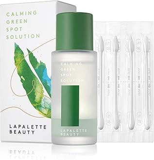 [Lapalette Beauty] Calming Green Spot Solution, AC3, Acne & Rosacea Spot Solution., 20ml / 0.68 fl. oz. / Seebum-Care, Soothing, Soft Peeling, Anti Acne, Cruelty-Free, Paraben-Free, Korean Skin Care