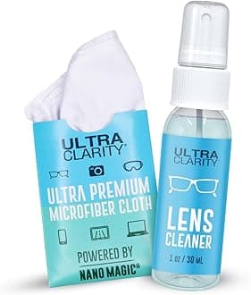 Powered by Nano Magic Eyeglass Lens Cleaning Spray | Ideal for Glasses, Phone, Electronic Screens, Optic Surfaces, Coated Surfaces - Made in USA