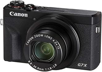 Canon PowerShot G7 X Mark III Digital Camera - Black (International Model)