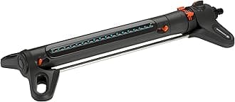 GARDENA 20570, Up to 3800 sq ft - AquaZoom Adjustable Oscillating Yard Sprinkler, for Watering Large Area Lawn and Garden. Aquazoom Outdoor oscillating Sprinkler has Wide Heavy Duty Base.