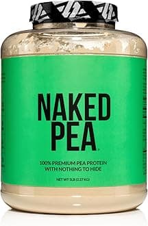 Pea - 5LB 100% Pea Protein Powder from North American Farms - Unflavored Vegan Pea Protein Isolate - NSF Certified, Plant Protein Powder, Easy to Digest - 76 Servings