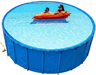 Ultra Large Deep Outdoor Swimming Pool, Plastic Round Framed Swimmingpool for Backyard, Garden/ Garden/ Indoor Piscinas Para Adultos, 10m 9m 8m 7m 6m 5m 4m 3m 2m 1m Piscina ( Color : D x H , Size : 3X