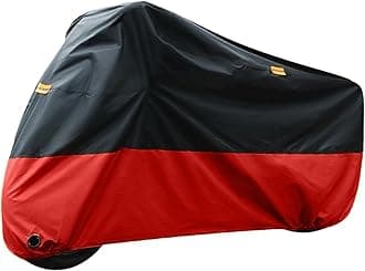 Luyao Wrypun Motorcycle Cover for Honda Goldwing 1100 1200 1500 1800 XXXL Outdoor Black+Red