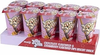 Yan Yan Biscuits (Pack Of 10, Chocolate and Strawberry), 540 Gram