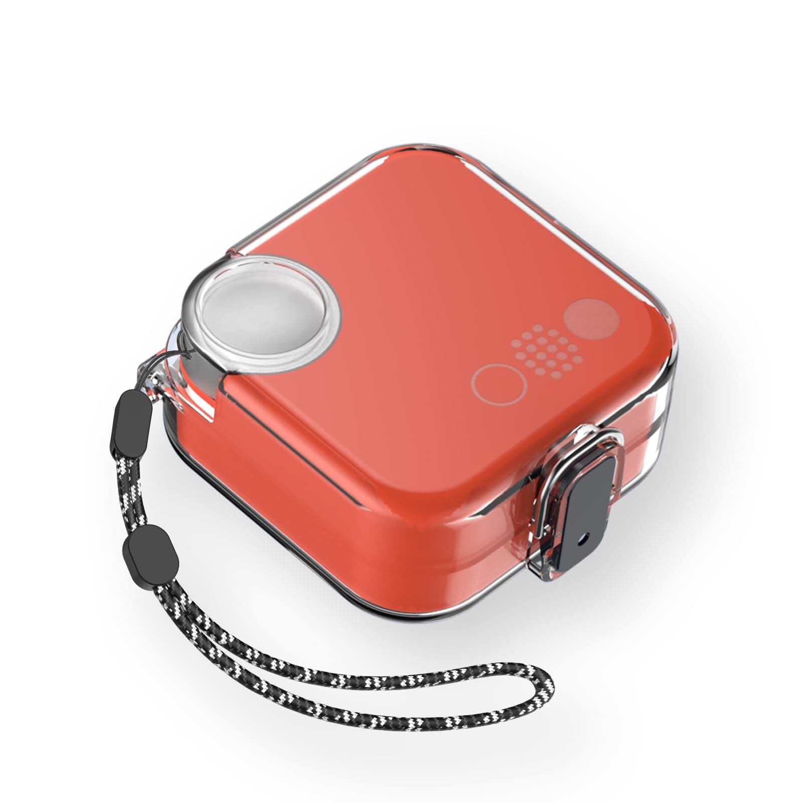 for CMF Buds Case Cover, Hard PC Shell Clear Protective Earbuds Case, Only Compatible with CMF Buds, Headphones Case with Lanyard Accessories Set