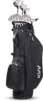 KVV Men's Golf Clubs Package Set, 11-Club Complete Set with/Without Stand Bag/7-Piece Irons (5~P#), Right Handed/Left Handed