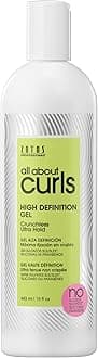 High Definition Gel | For Curly Hair Styling | Alcohol-Free | Moisturize, Define & Enhance Texture | Reduce Frizz & Boost Shine | Crunchless Ultra Hold | Vegan, Sulfate & Paraben Free