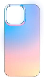 LONLI Hue - for iPhone 16 Pro Case - Holographic Iridescent Phone Case with [4 Airbag Cushioned Corners] - Cute, Unique and Aesthetic Shockproof Cover for Women and Girls