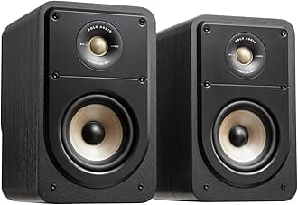 Signature Elite ES15 1" Wired Tweeter & 5.25" Woofer, 100w Dual power port (Pair) Black