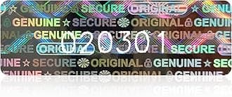 380pcs Tamper Proof Hologram Stickers Original Security Labels Genuine Warranty Void Seal Tamper evident Sticker with Unique Serial Number (1.2x0.4inch)