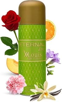 Eternal Love – XLouis Body Spray Women | Long-Lasting | Floral & Fruity Harmony | Travel-Friendly Grooming Essential | Refreshing Floral Scent| All-Day Freshness | 200ml