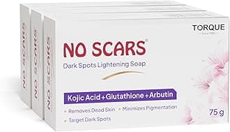 No Scars Kojic Acid Soap & Glutathione Soap | Bathing Soaps | Bath Soap for M...