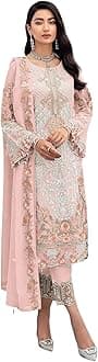 Indian/Pakistani Ethnic party wear Pant Style salwar kameez suit ready to wear for Women with dupatta-9117
