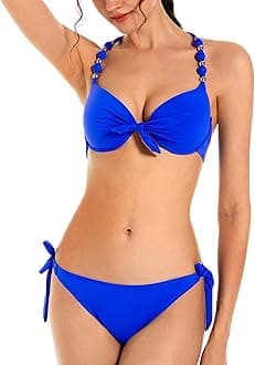 Push Up Bikini Set Underwire Swim Top Brazilian Bottom Swimsuit