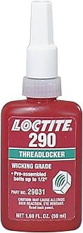 Loctite 29031 290 Threadlocker Adhesive (Wicking Grade/High Strength), Green, 50 Ml Bottle