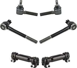 TRQ Front Inner and Outer Tie Rod Set Compatible with 1979-1995 Toyota Pickup