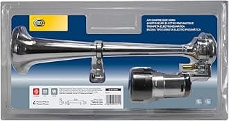 013410001 Chrome 12V Air 1-Trumpet Horn Kit (BL)