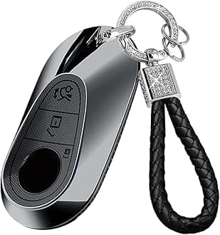 Key Fob Cover Compatible with Mercedes S G E C-Class, W223 S350 S400,Key Protective Cover,Decorative protection