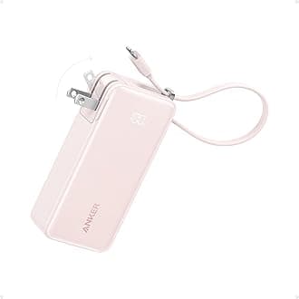 Nano 3-in-1 Power Bank, Foldable AC Plug, 10,000mAh, 30W Two-Way Fast Charging, Built-in Lightning Cable (Not for iPhone 16/15 Series), Compatible with iPhone 14 Series, AirPods, and More