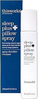 Sleep Plus+ Pillow Spray: Fast-Acting Natural Rest Aid with with Essential Oils of Lavender, Vetivert and Camomile, 100ml