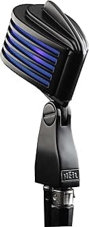 HEIL FIN-B-B BLACK MIC WITH BLUE LED MIC