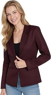 ROCKSY Smart Casual Formal Blazer for Women, Regular Fit Stylish Blazer for Women
