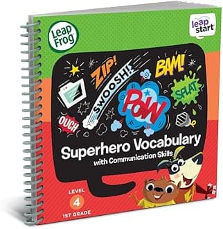 LeapFrog 21611 LeapStart Year 1 Superhero Vocabulary and Communication Skills Activity Book